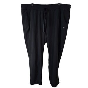OLD NAVY ACTIVE Go Dry Lined Black Jogger Pants Women XL‎ Elastic Waist